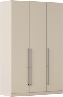 rauch Kleiderschrank Drehtürenschrank Schrank Garderobe Wäscheschrank Schlafzimmer AVOLA (in 3 verschiedenen Ausstattungen BASIC/CLASSIC/PREMIUM) mit hochwertigen Stangengriffen in Schwarz aus Metall MADE IN GERMANY