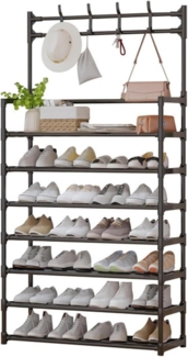 Sifxouped Schuhregal Schuhschrank Shoe Rack Organizer Metall Cabinet 7-Tier
