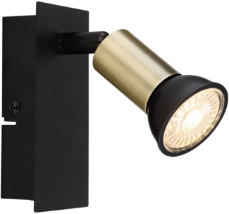 Wandleuchte Innen Wandlampe mit Schalter Wohnzimmer Schlafzimmer 57998-1B