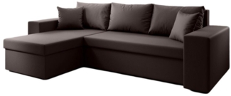 Luxusbetten24 Schlafsofa Designer Sofa Denver, mit Stauraum und Schlaffunktion