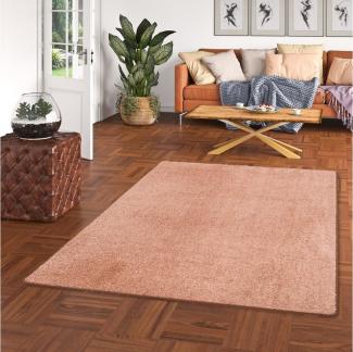 Snapstyle Veloursteppich Hochflor Velours Teppich Mona, Rechteckig, Höhe: 16 mm