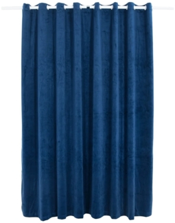 vidaXL Verdunkelungsvorhang mit Metallösen Smat Dunkelblau 290x245 cm 134531