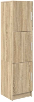 vidaXL Highboard Sonoma-Eiche 31,5 x 32 x 122,5 cm 869348