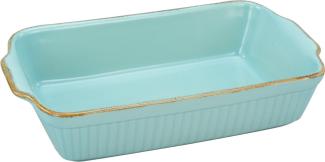 CreaTable 23529 Classic Vintage Auflaufform 34 x 20 x 7, 5 cm, 1 teilig, mint