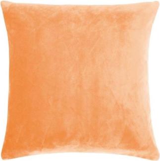 Pad Kissenhülle Samt Smooth Soft Orange (40x40cm) 10424-O25-4040