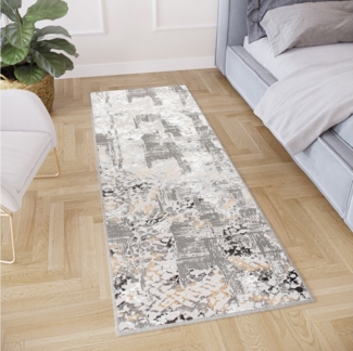 Tapiso Läufer CRYSTAL, rechteckig, Höhe: 8 mm, Wohnzimmer Schlafzimmer Flur Korridor Modern Design