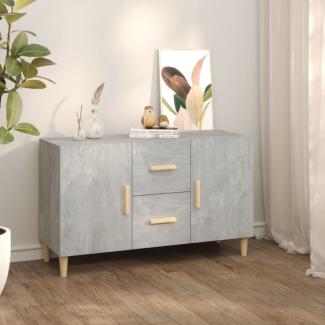vidaXL Sideboard Betongrau 100 x 36 x 60 cm Holzwerkstoff [812514]