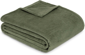 Wohndecke Wohndecke Cordoba, IBENA, Mit trendiger Cord-Struktur, made in Germany