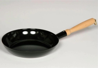 Riess Holzknechtpfanne Emaille Bratpfanne Schwarz 26cm