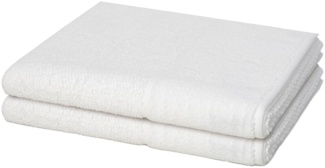 Möve for frottana Pearl 2 tlg. Frottier-Set - 2 X Duschtuch (67 X 140cm) - 500 g/m² - Snow