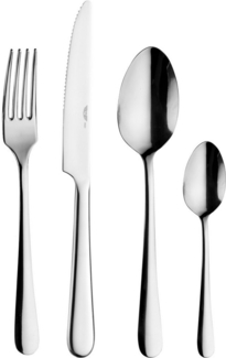 PINTINOX Besteck-Set EAT (16-tlg), 4 Personen, Edelstahl 18/10, in moderner und zeitloser Formgebung