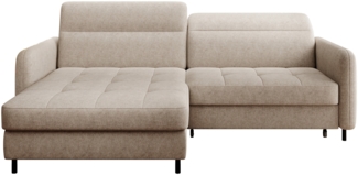 Gomsi, Ecksofa, Eckcouch, Beige