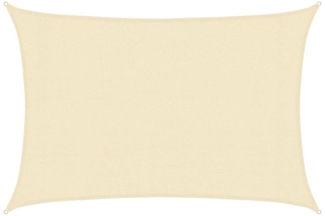 vidaXL Sonnensegel 160 g/m² Creme 3x4,5 m HDPE 311183