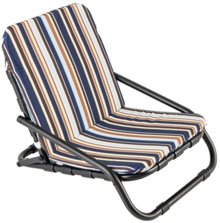 COSTWAY Campingstuhl (2 St), klappbare Strandstühle mit Kissen, Klappstühle