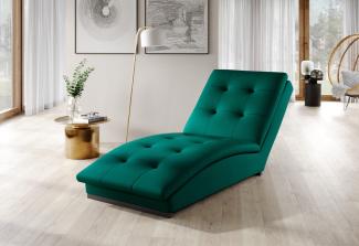 ELTAP 'Doro' Chaiselongue, 170 x 85 x 95 cm, Dunkelgrün