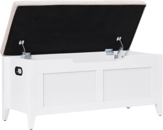 GarveeMore Sitztruhe Sitzbank mit Stauraum 100 * 40 * 46cm