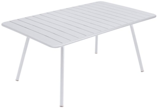 Luxembourg Outdoor-Tisch 165x100 cm Baumwollweiß