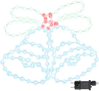 vidaXL Weihnachtsglocke mit 144 LEDs Mehrfarbig 56 x 46 cm PVC 42018957