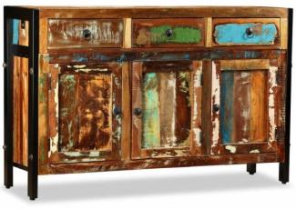 vidaXL Sideboard Altholz Massiv 120x35x76 cm 243984