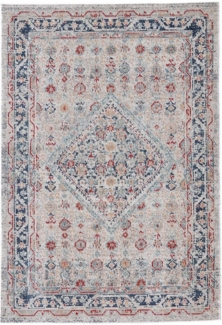 carpetfine Teppich Noah_3, rechteckig, Höhe: 3 mm, Orient Vintage Look, Wohnzimmer