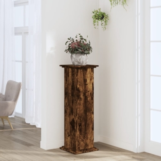 vidaXL Pflanzenständer Räuchereiche 33x33x100 cm Holzwerkstoff 852982