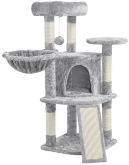 Yaheetech Kratzbaum, Katzenbaum 106 cm Hoch Kletterbaum