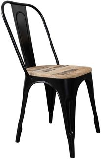 Stuhl Mango 45x45x90 natur bedruckt FACTORY #34