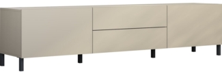 borchardt Möbel Lowboard Sophia, Breite 200 cm, 2 Klappen, 2 Schubkästen, stehend, Variante hängend unter "mehr aus der Serie" zu finden