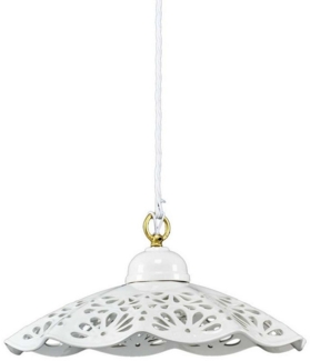 Helios Leuchten Pendelleuchte Küchenlampe Keramik, Keramiklampe, Deckenlampe, Hängelampe, für Esstisch Küche Esszimmer, handgefertigt