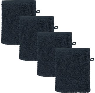 REDBEST Waschhandschuh Waschhandschuh "Oceanside" 4er-Pack, Frottier, Walk-Frottier Uni