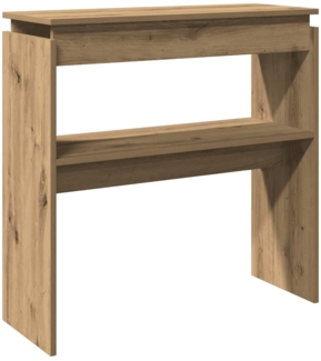 vidaXL Konsolentisch Artisan-Eiche 80x30x80 cm Holzwerkstoff 856625