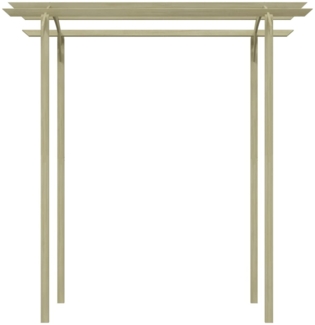 vidaXL Garten-Pergola Kiefernholz Imprägniert 180x197x210 cm 44926