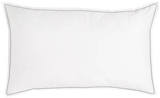 Traumschlaf Uni Kissenbezug White Collection Pico-Pico|40x60 cm| dark-grey