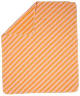 David Fussenegger Babydecke Juwel Diagonalstreifen Hellorange (70x90 cm) 71917279