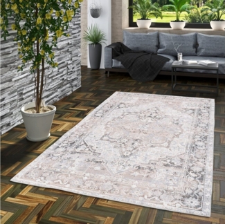Pergamon Orientteppich Vintage Designerteppich Finesse Orient Keshan, Rechteckig, Höhe: 4 mm