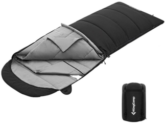 KingCamp Deckenschlafsack Deckenschlafsack Bedfort Winter Schlafsack, XL Lang Breit Baumwolle -15°