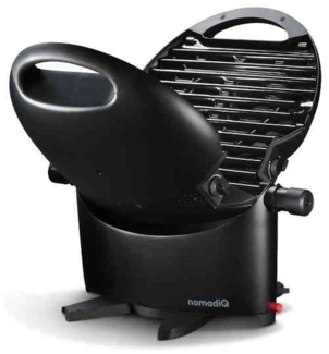 nomadiQ BBQ tragbarer Gasgrill mattschwarz