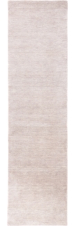 Morgenland Gabbeh Teppich - Softy - Uni - läufer - 200 x 80 - Silber