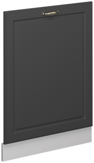 Geschirrspülblende Fame-Line Anthrazit-Gold 60 cm ohne Arbeitsplatte Vicco