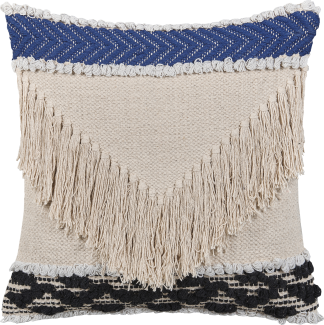 Dekokissen SOFCA Bouclé 45 x 45 cm Kein Muster Beige