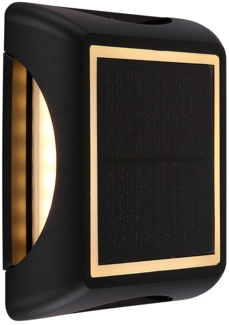 LED Solar-Wandleuchte, Bodenstrahler, IP65, Stufenschalter, L 14 cm