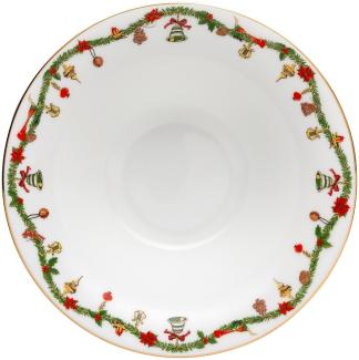 Hutschenreuther Nora Multifunktionsschale, Weihnachtsdekor, Bone China, Christmas, 20 cm, 02048-726037-15394