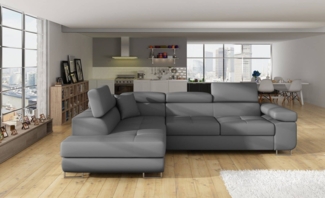 Ecksofa Anton 272x203 cm mit Schlaffunktion – Eltap Soft