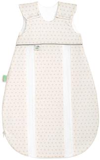 Odenwälder Jersey-Schlafsack prima klima springing dots iced coffee, Größe:70