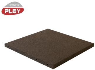 Gummiflise 50x50x3 cm sort NORDIC PLAY Active (810-164)