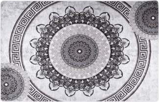 vidaXL Teppich Waschbar 80x150 cm Mehrfarbig Rutschfest 337982