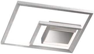 LED Schlafzimmerleuchte, 3 flammig, silber, L 30 cm, MANAS