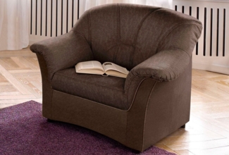 DOMO collection Sessel Flores, wahlweise mit Federkern (nicht bei Microfaser PRIMABELLE®-Struktur)