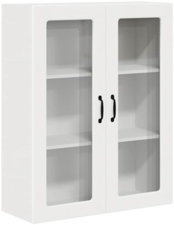 vidaXL Küchenwandschrank mit Regal Weiß 80 x 31 x 100 cm Holzwerkstoff 885505