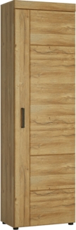Garderobenschrank Coswig / Cortina, Holzwerkstoff, Holzfarben, 58 x 195 x 37 cm